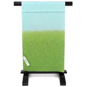 反物 京友禅岡重 糊ぼかし友禅 紋紗着尺 裂取更紗 あすかや