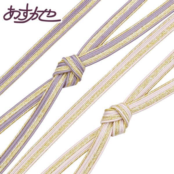 帯締め 紐の渡敬謹製 貝ノ口立分金撚房 撚り房 フォーマル用 あすかや [商品番号coj9950]
