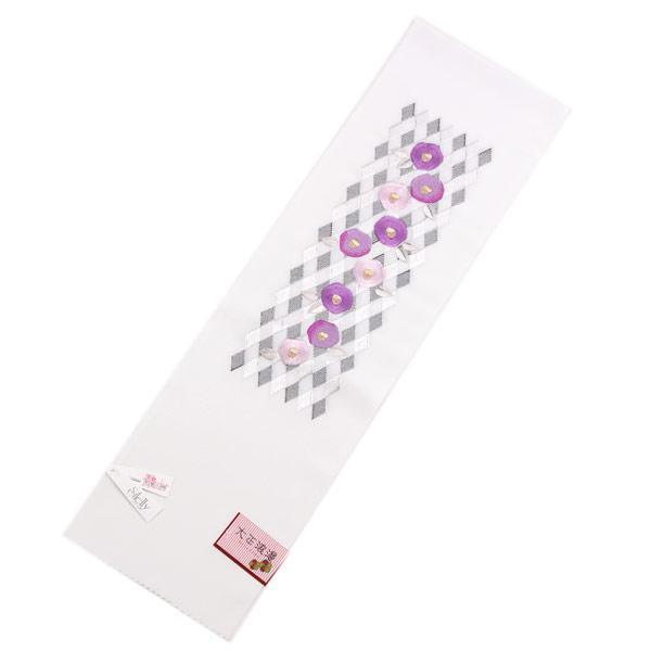 半衿 刺繍 振袖用 Silelly シルエリー 新合繊 半衿 あすかや [商品番号eri466]