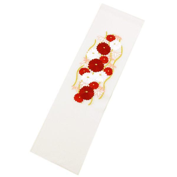 半衿 刺繍 絹交織 振袖用に あすかや [商品番号eri473]