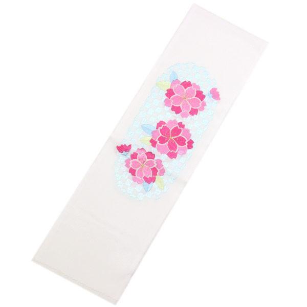 半衿 刺繍 絹交織 振袖用に あすかや [商品番号eri475]