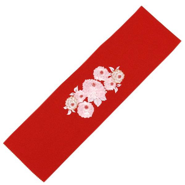 半衿 刺繍 振袖用 刺繍 ラメ刺繍 ちりめん地 あすかや [商品番号eri561]