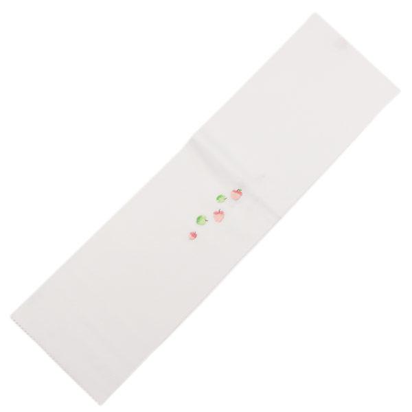 【値下げしました　1.100円→440円】洗える お洒落 刺繍 半衿 「りんご」 [商品番号eri5...