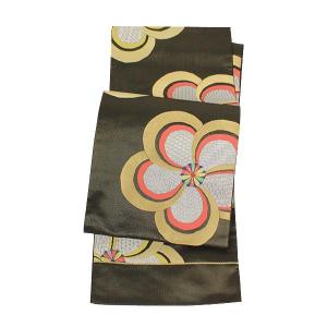 未使用品・佐賀錦　振袖用　たおやかに花丸紋　作り帯付け帯　胴巻き〜90cm　正絹 着物 帯 西陣 手織 本佐賀錦袋帯 亀甲正倉院紋 あすかや [商品