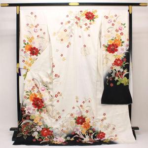 平和屋着物●訪問着　舞花文　正絹　逸品　AABG3695ck 平和屋着物○訪問着 舞花文 正絹 逸品 AABG3695ck : 平和屋ヤフー