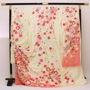 着物 振袖 紋織綸子 熨斗目 疋田模様 古典柄 未仕立て あすかや [商品