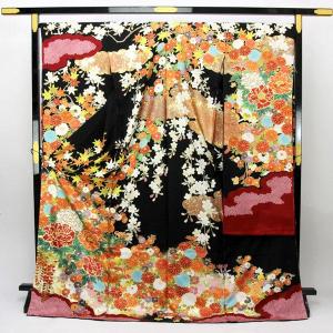 豪華振袖 正統派 綸子 紗綾形地紋 金彩加工 金駒刺繍 丹後ちりめん