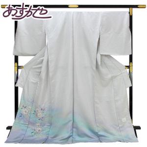 初代 久保田一竹◎辻が花 訪問着 ゴ-ルド◎ 『展示品』 絹100