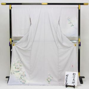 【袷のお仕立て付き】着物 伝統工芸品 本場 加賀友禅 訪問着 河江真由美 作 ぼたん フォーマル用に あすかや [商品番号hm2075]｜asukaya