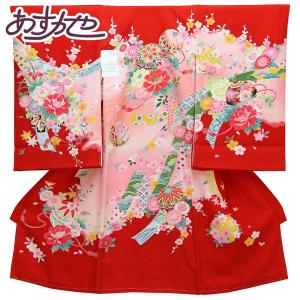 お仕立て上がり】初着 女の子 加賀友禅調 産着 祝着 お祝い着 着物