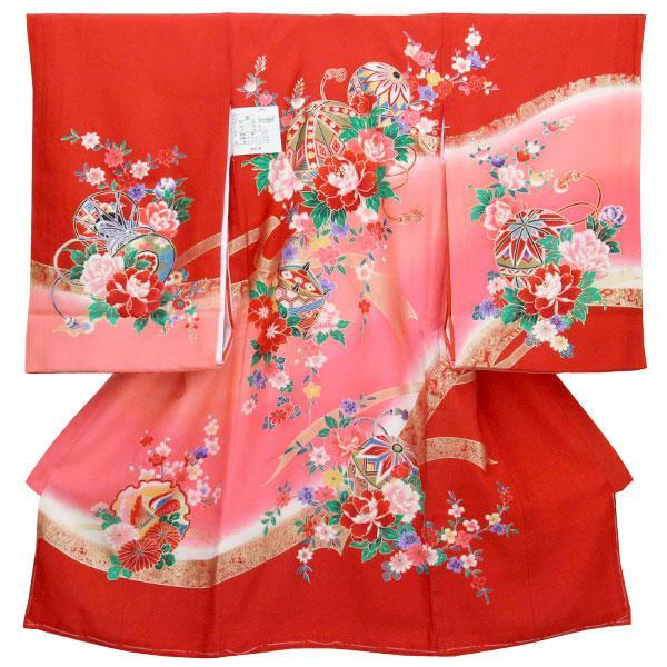 【お仕立て上がり】初着 女の子 産着 祝着 お祝い着 着物 正絹 お宮参り 赤ちゃん ベビー 毬と花...