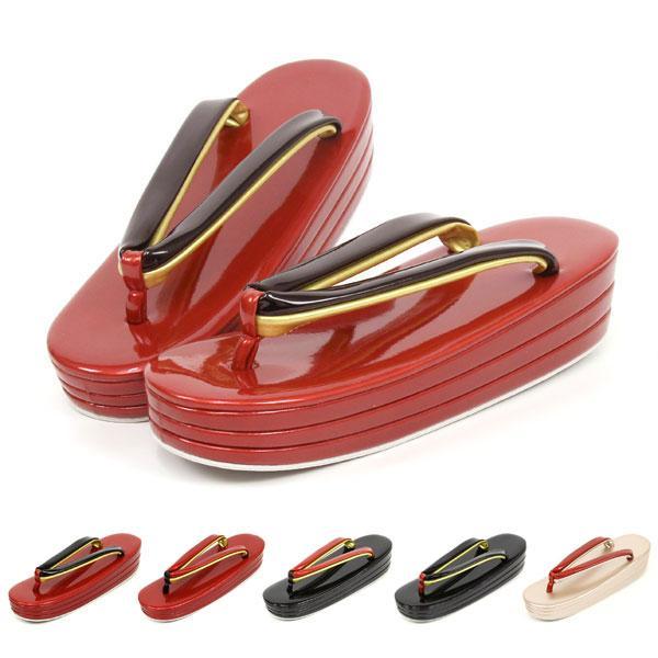 草履 レディース 振袖用 無地 三枚芯 エナメル F寸 フリーサイズ 全5色 あすかや [商品番号z...