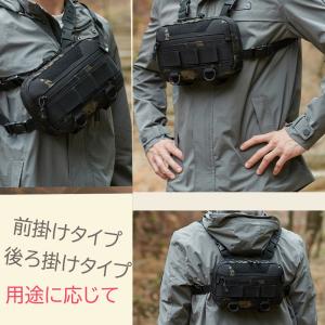 釣りバッグ チェストバッグ 防水 渓流釣り エ...の詳細画像1