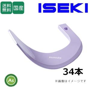 太陽 イセキロータリー用 NSN爪(新青爪) 34本セット [THA76997] 適合を