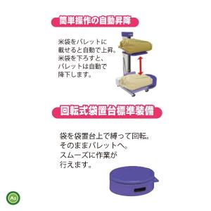 【即日配送】【在庫あり】米袋用昇降機 楽だ君 ...の詳細画像1