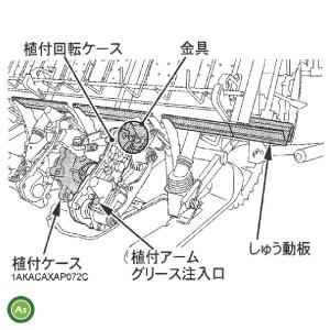 田植機植え付けつめ専用グリス180gの詳細画像1