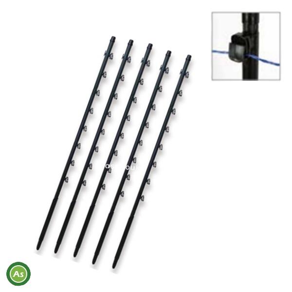 タイガー 電気柵用 ガイシ付FRP支柱 FRP125 1ケース20本入 径20mm×長さ125cm