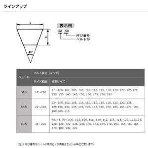 バンドー化学 Vベルト 農機用 レッドS-2 ...の詳細画像2