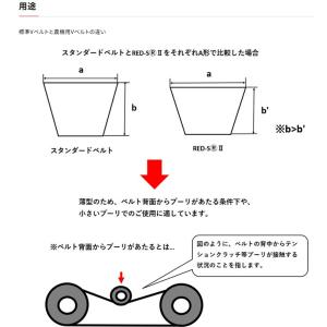 バンドー化学 Vベルト 農機用 レッドS-2 ...の詳細画像3