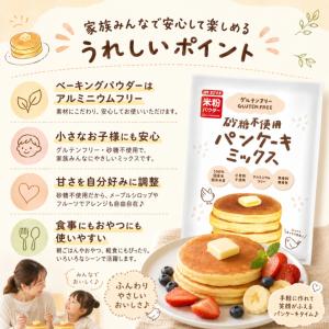 みたけ食品 砂糖不使用 パンケーキミックス 2...の詳細画像4