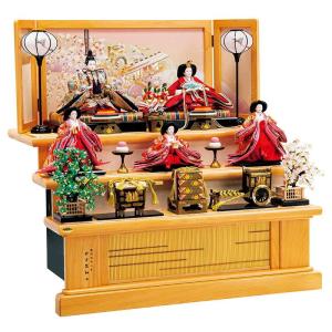 雛人形 久月 ひな人形 雛 三段飾り 五人飾り 着付師 伝統工芸士 竹翁