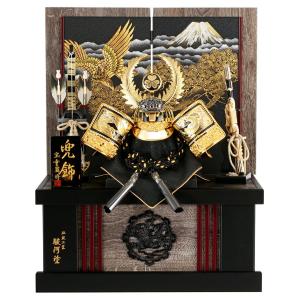 五月人形 コンパクト 徳川家康 兜収納飾り 兜飾り 宝童監修 徳川兜 12号 駿河塗 h085-mm-sn2561-12