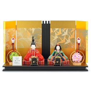 引取限定❗レトロ昭和　雛飾り　ひな祭り　桃の節句　民泊等飾り　日本人形　　三星堂 100周年記念祭】雛人形 コンパクト ひな人形 平飾り 親王飾り 木目込