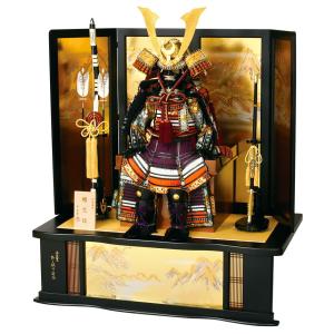 久月 【100周年記念祭】五月人形 鎧平飾り 鎧飾り 高床飾り 金小札