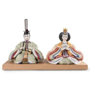 リヤドロ 雛人形 Lladro ひな人形 雛 親王飾り 本体のみ 台座付 h073