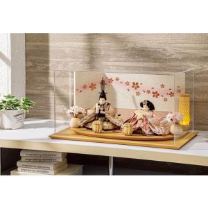 原孝洲 雛人形 コンパクト ひな人形 雛 木目込人形飾り ケース飾り