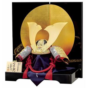五月人形 端午の節句 兜飾り 兜単品 雄山作 竹雀之兜 10号 春日大社