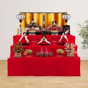 雛人形 ひな人形 雛 三段飾り 五人飾り 平安光義作 賀茂雛 h243-mi