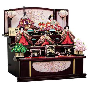 吉徳大光 雛人形 コンパクト ひな人形 雛 ケース飾り 親王飾り 御雛 三