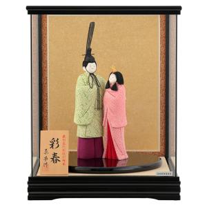 雛人形 コンパクト 木目込み 原孝州作 花色雛 木目込み雛人形 五人飾り