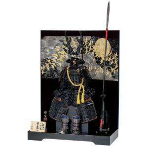 五月人形 豊久 本多忠勝公 鎧平飾り 鎧飾り 鈴甲子雄山作 牛革小札 10