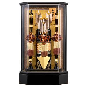 破魔弓 久月 ケース飾り 吉祥 唐獅子牡丹 本籐 龍村裂箙 箔押鏃 牡丹