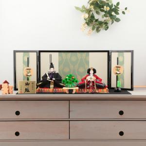 芳精堂 雛人形 おしゃれ 親王飾り 平安義正 極上仕立 御雛 藤立涌