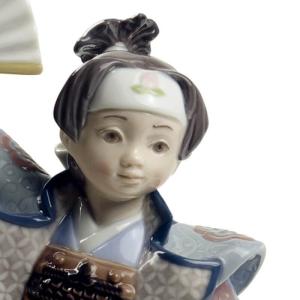 リヤドロ 五月人形 Lladro 桃太郎 子供...の詳細画像1