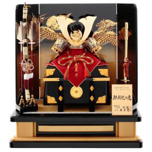 幸一光 五月人形 松崎人形 金太郎 武者人形 ケース飾り 五号 裸金太 剛