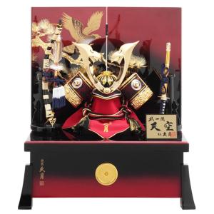 久月 【100周年記念祭】五月人形 コンパクト 兜収納飾り 兜飾り 彩一閃