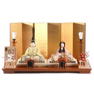 雛人形 コンパクト 一秀 ひな人形 木目込人形飾り ケース飾り 親王飾り