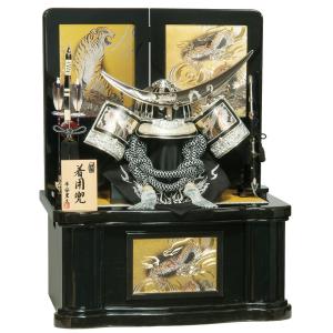 ❤再度、大幅値下げ!❤【美品】五月人形　兜飾り　平安武徳作『京鎧』兜収納飾り 横幅85cm台｜五月人形の鎧 ｜京都 平安武久｜最高級品のブランド一品