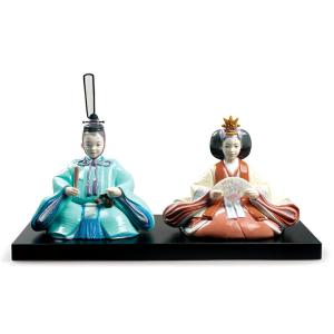 リヤドロ 雛人形 Lladro ひな人形 雛 親王飾り 本体のみ 台座付 h073