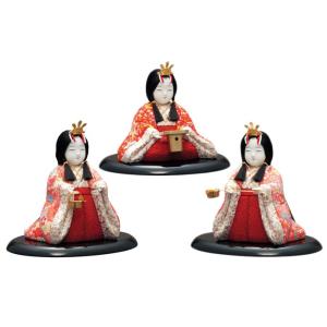 木目込み人形三人官女東光102 木目込み官女人形雛人形ひな人形