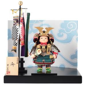 フジキ 五月人形 上杉謙信 子供大将飾り 人形単品 清雲斉作 鎧着大将