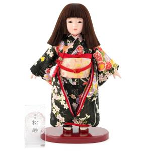 市松人形 小出松寿作(13号 尺二 切嵌金彩刺繍 FUKU-R4-117)お