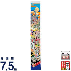 100周年記念祭】こいのぼり 旭鯉 鯉のぼり 庭園用 7m 6点セット