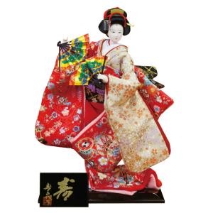 日本人形 尾山人形 人形単品 寿喜代作 初音 金彩 10号 sk-o1684 : 人形