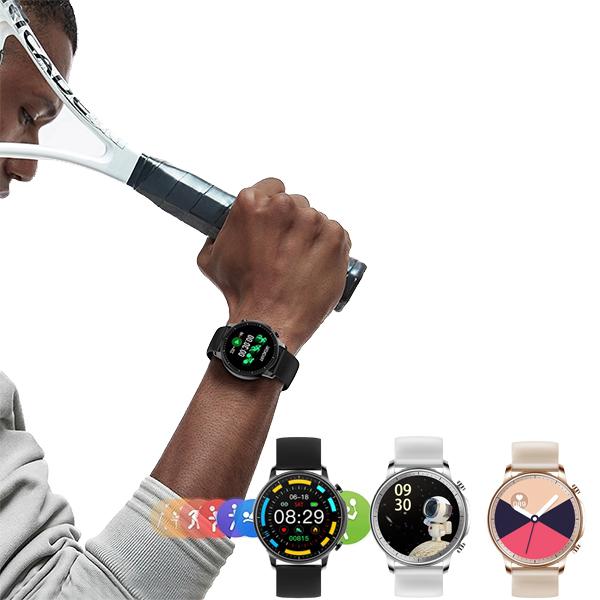 スマートウォッチ レディース メンズ  体温 日本製センサー 日本語 血圧測定  活動量計 歩数計 ...