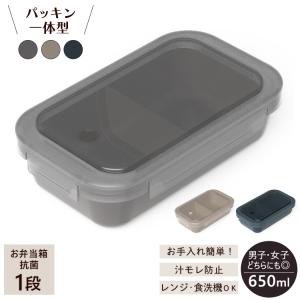 弁当箱 ランタス WTL650 アスベル ASVEL LUNTUS 1段 男子 男性 おしゃれ レンジ対応 食洗器対応 冷凍OK 抗菌 お弁当箱 ランチボックス